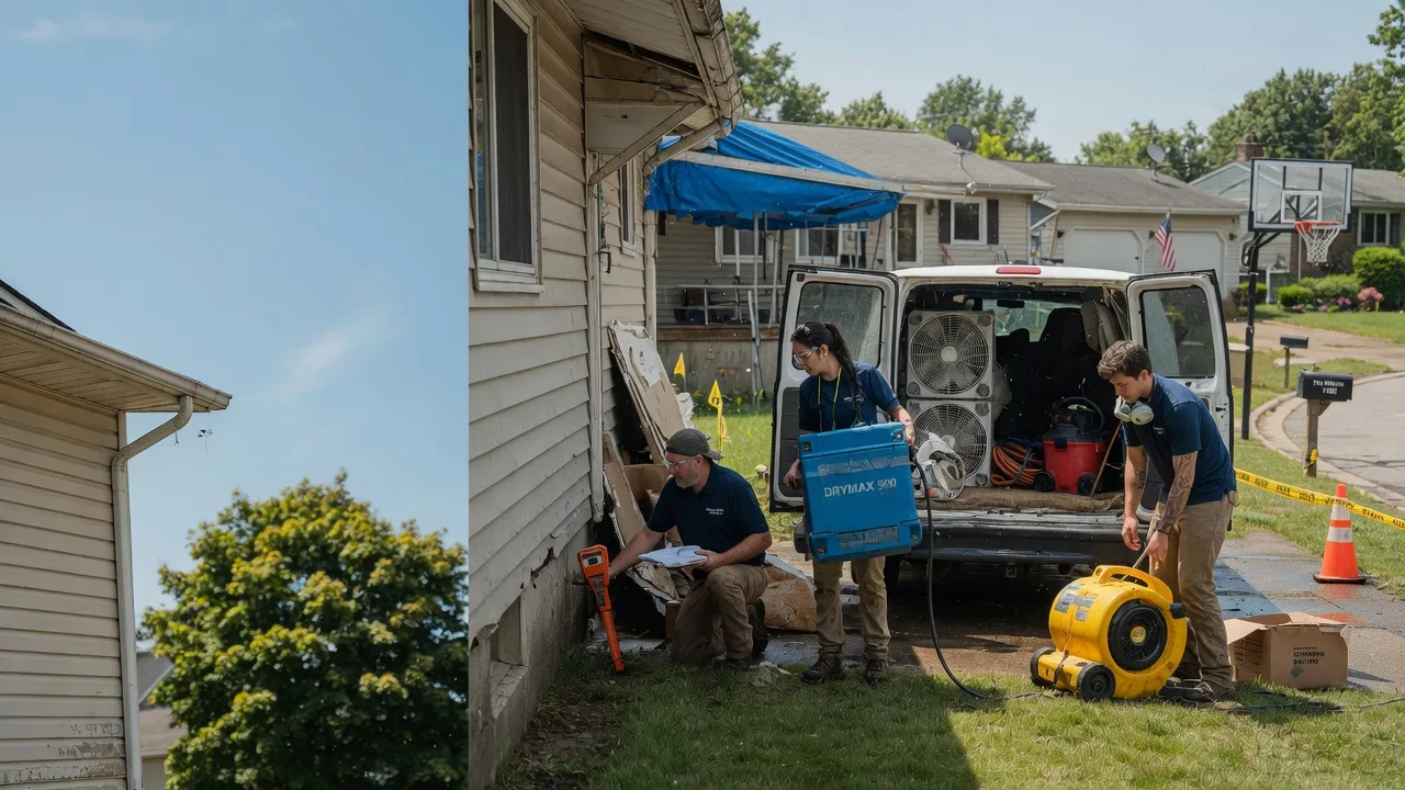 Ceiling Leak Cleanup in Watkins, MN near me