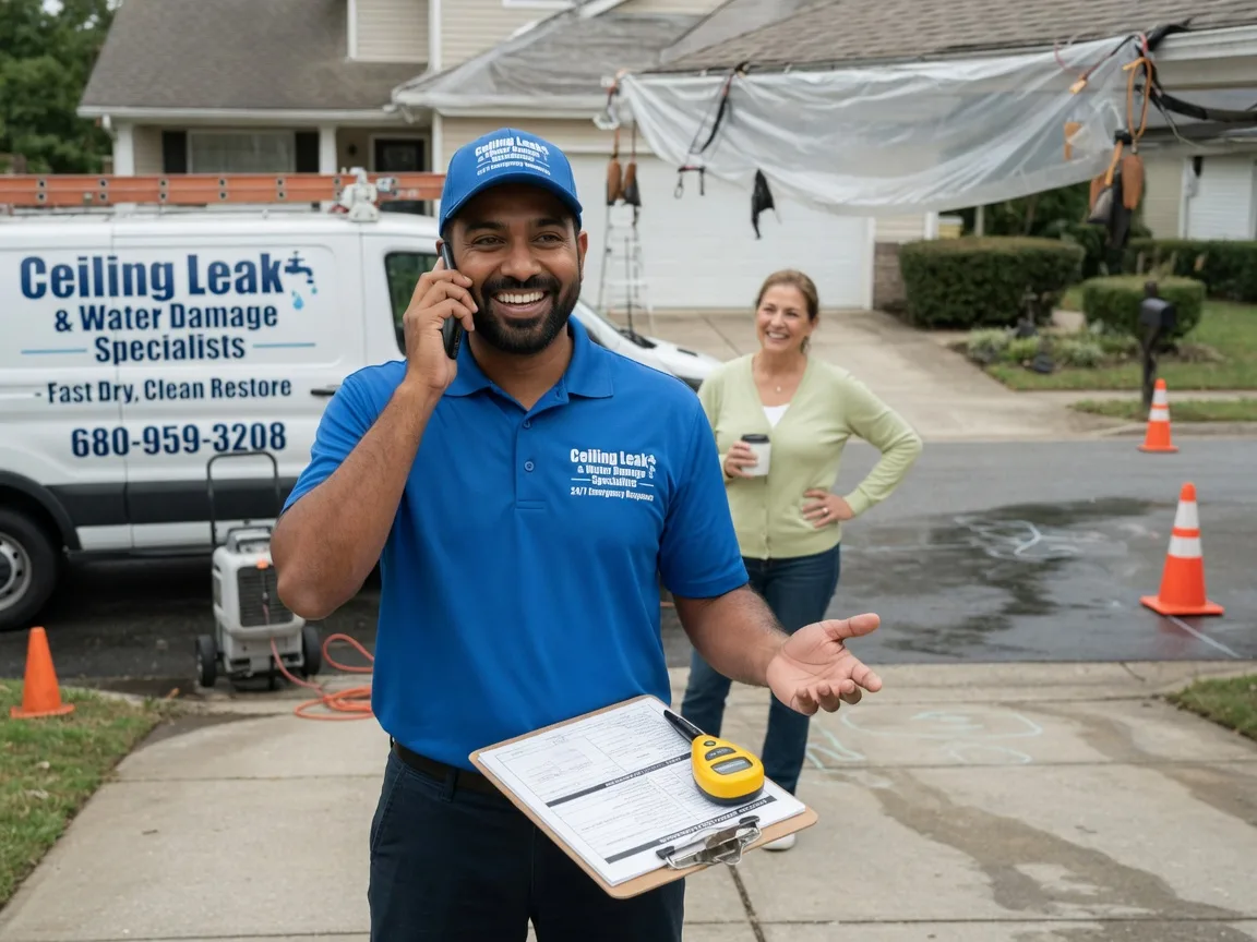 Ceiling Leak Cleanup Watkins, MN FAQs